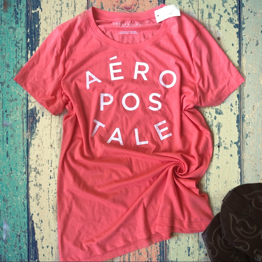 Aeropostale Seriously Soft Scoop Neck Tee